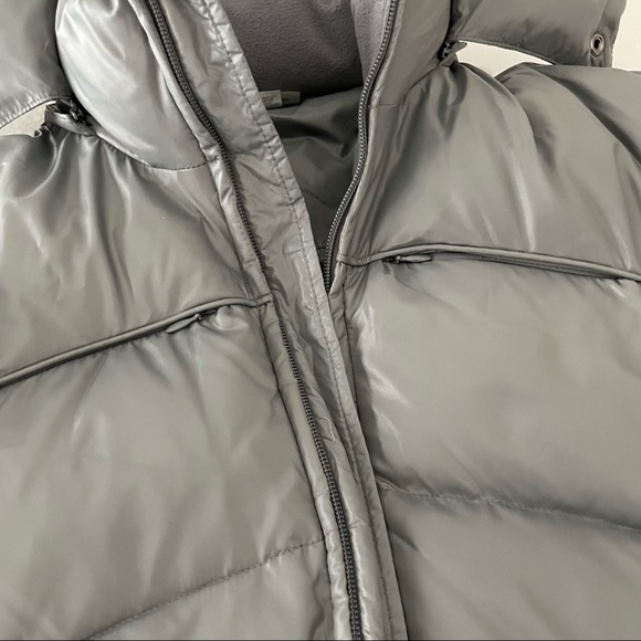 Athleta Grey Down Puffer Jacket - Picture 10 of 16
